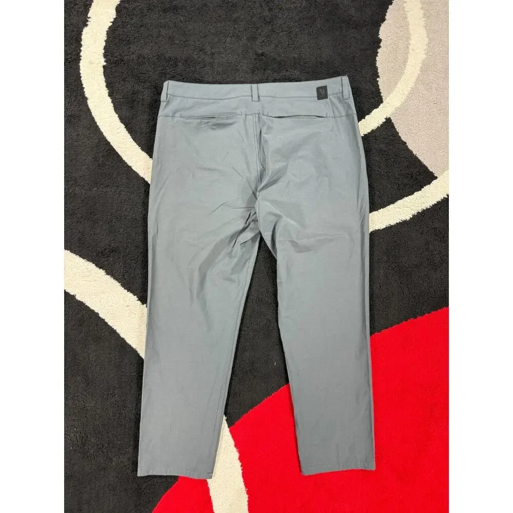 Vuori Pants Mens 36x28 Gray Aim Trouser Stretch Performance Athletic Travel Golf